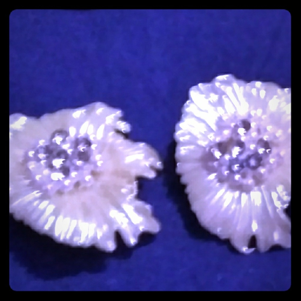 Vintage clip on on earring set